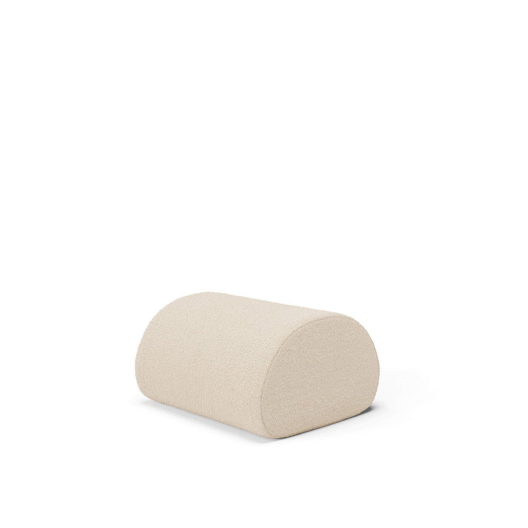 PRE-ORDER | ferm LIVING Rouli Pouf, Pure Bouclé/Off-White