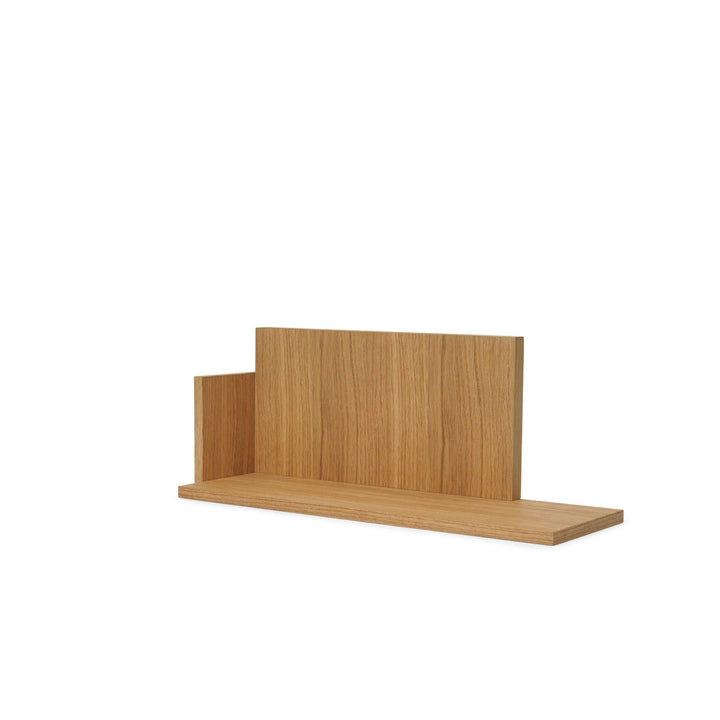 ferm LIVING Stagger Shelf, Oiled Oak, Low