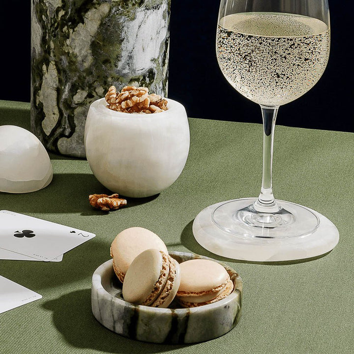 Oasis dish tray made from natural jade marble by Black Blaze.