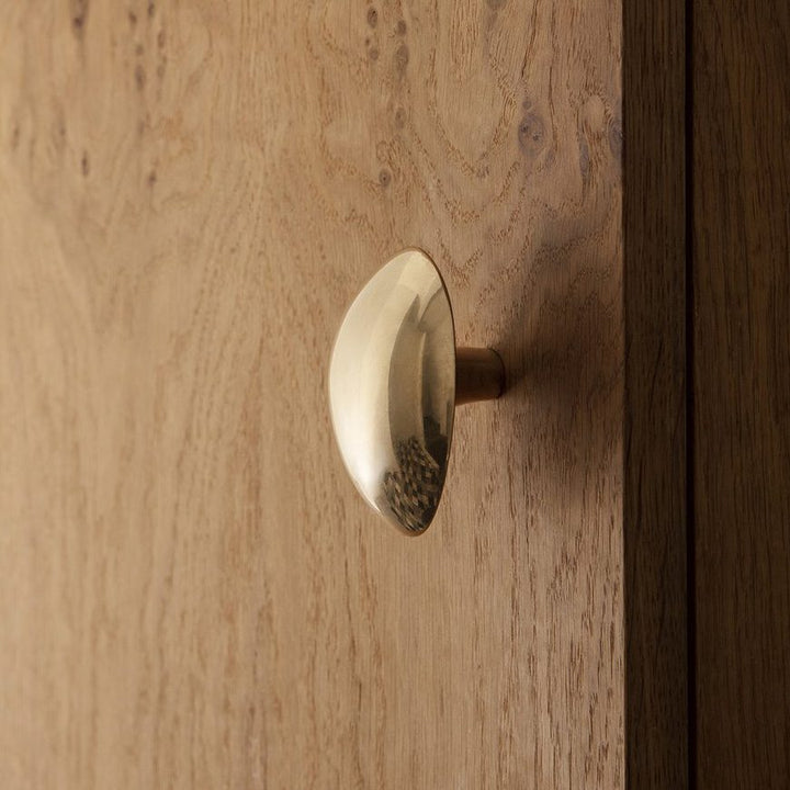 ferm LIVING x Helena Rohner Lemon Wall Hook / Knob, Brass-0