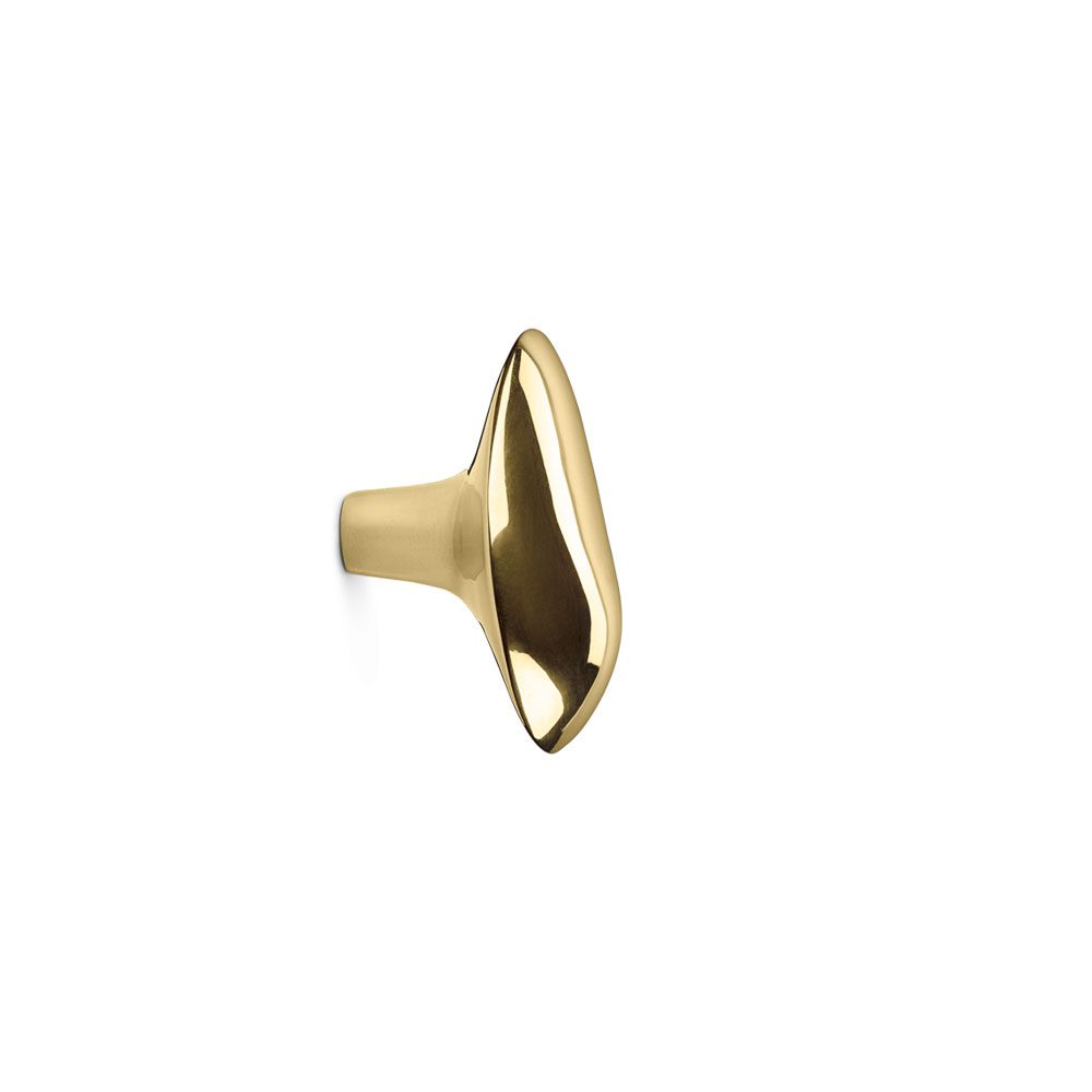 ferm LIVING x Helena Rohner Chanterelle Wall Hook / Knob, Brass-35694