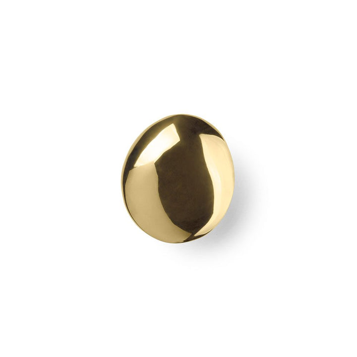 ferm LIVING x Helena Rohner Chanterelle Wall Hook / Knob, Brass-35695