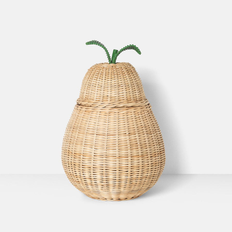 ferm LIVING Pear Braided Storage Basket-0