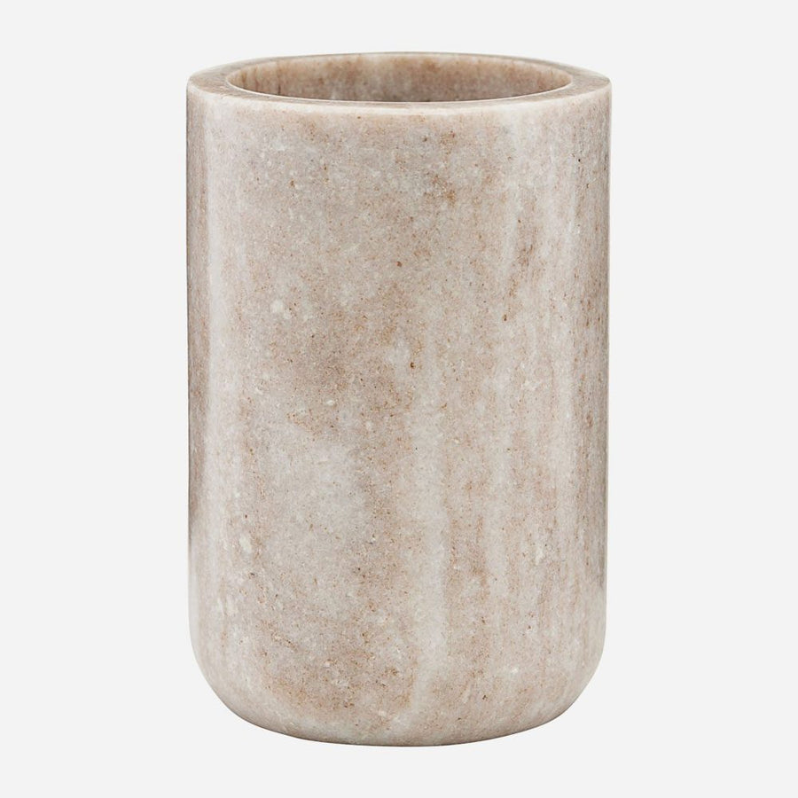 MERAKI Toothbrush Mug/Tumbler, Beige Marble-0