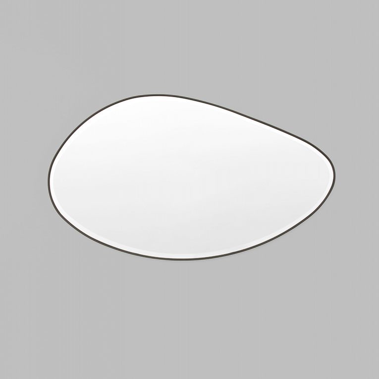 MIDDLE OF NOWHERE Pebble Mirror, Black 120x70cm-35576