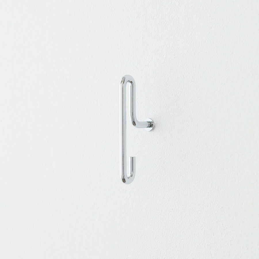 MOEBE Wall Hook (Set of 2), Chrome - Small-0