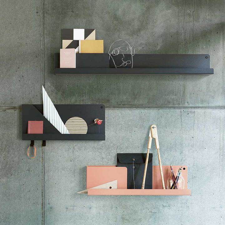 MUUTO Folded Shelves Light Terracotta Small-17520