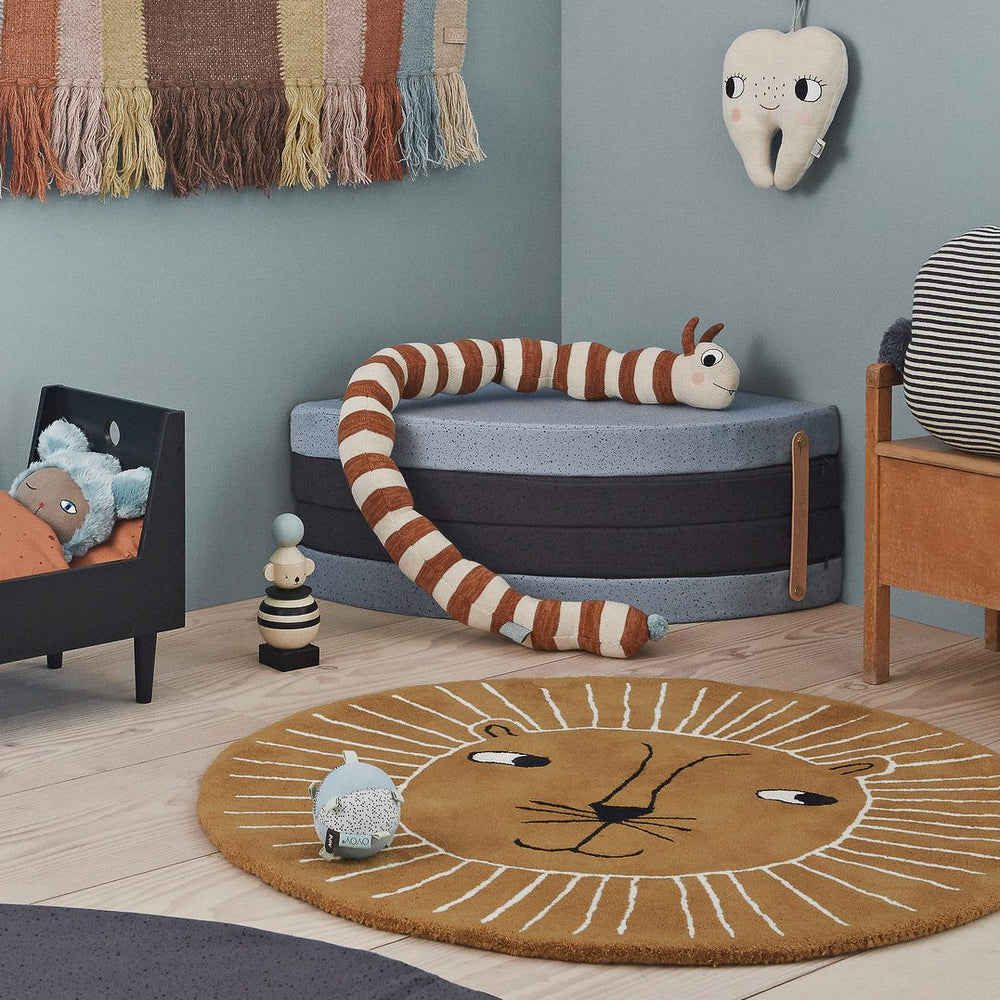 OYOY Kids Floor Rug Lion 95cm-28013