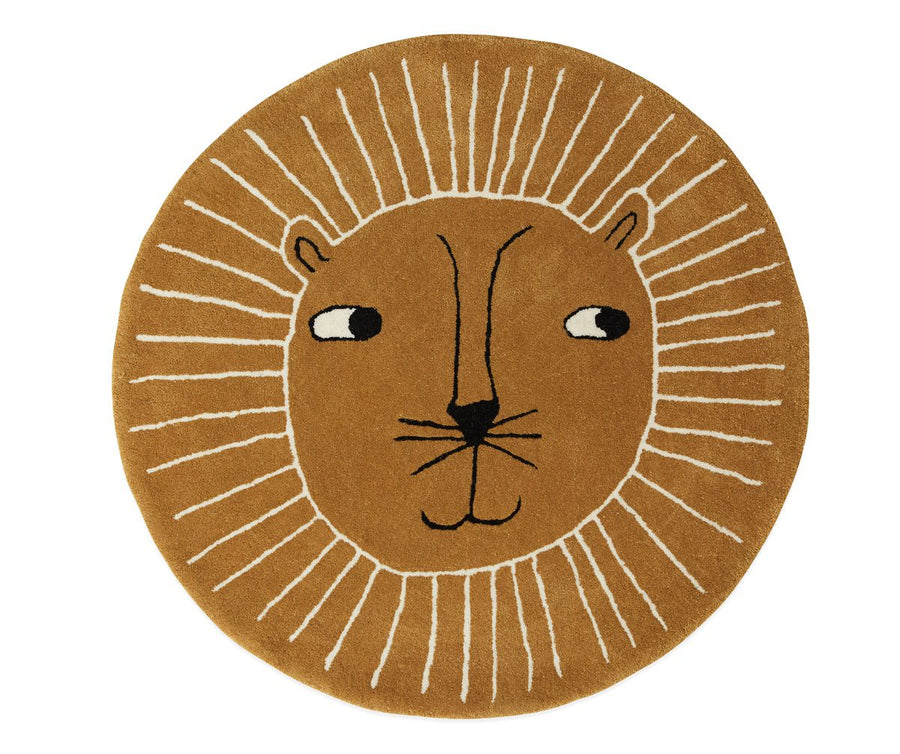 OYOY Kids Floor Rug Lion 95cm-0