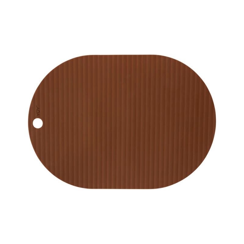 OYOY Ribbo Placemat, Caramel - Set of 2-0