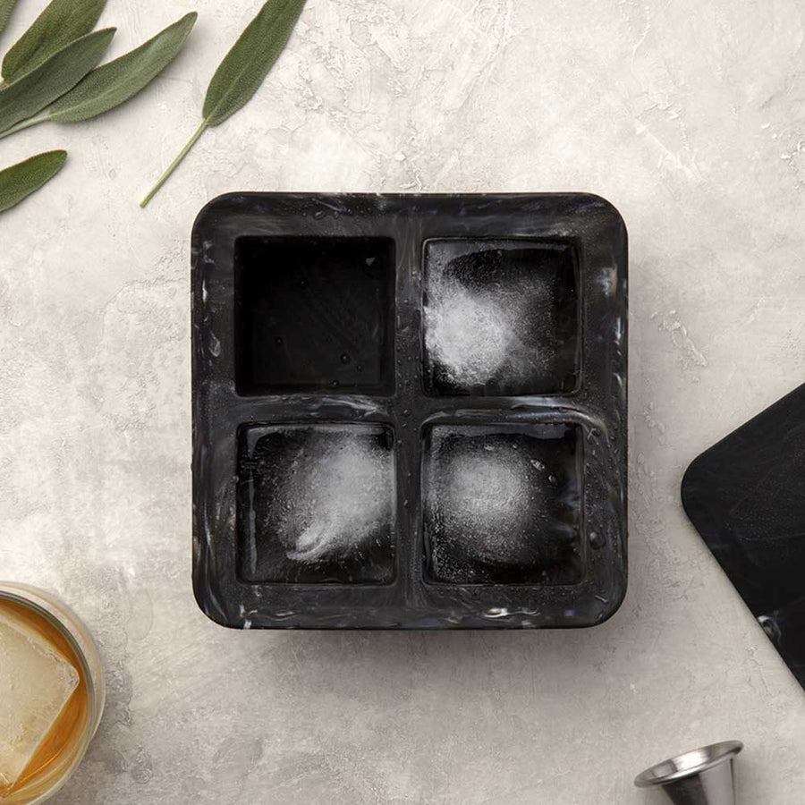 PEAK Silicone Ice Cube Tray, Extra Large, Marble-0