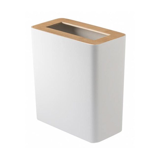 YAMAZAKI Rin Rubbish Bin/Paper Bin White Square-0