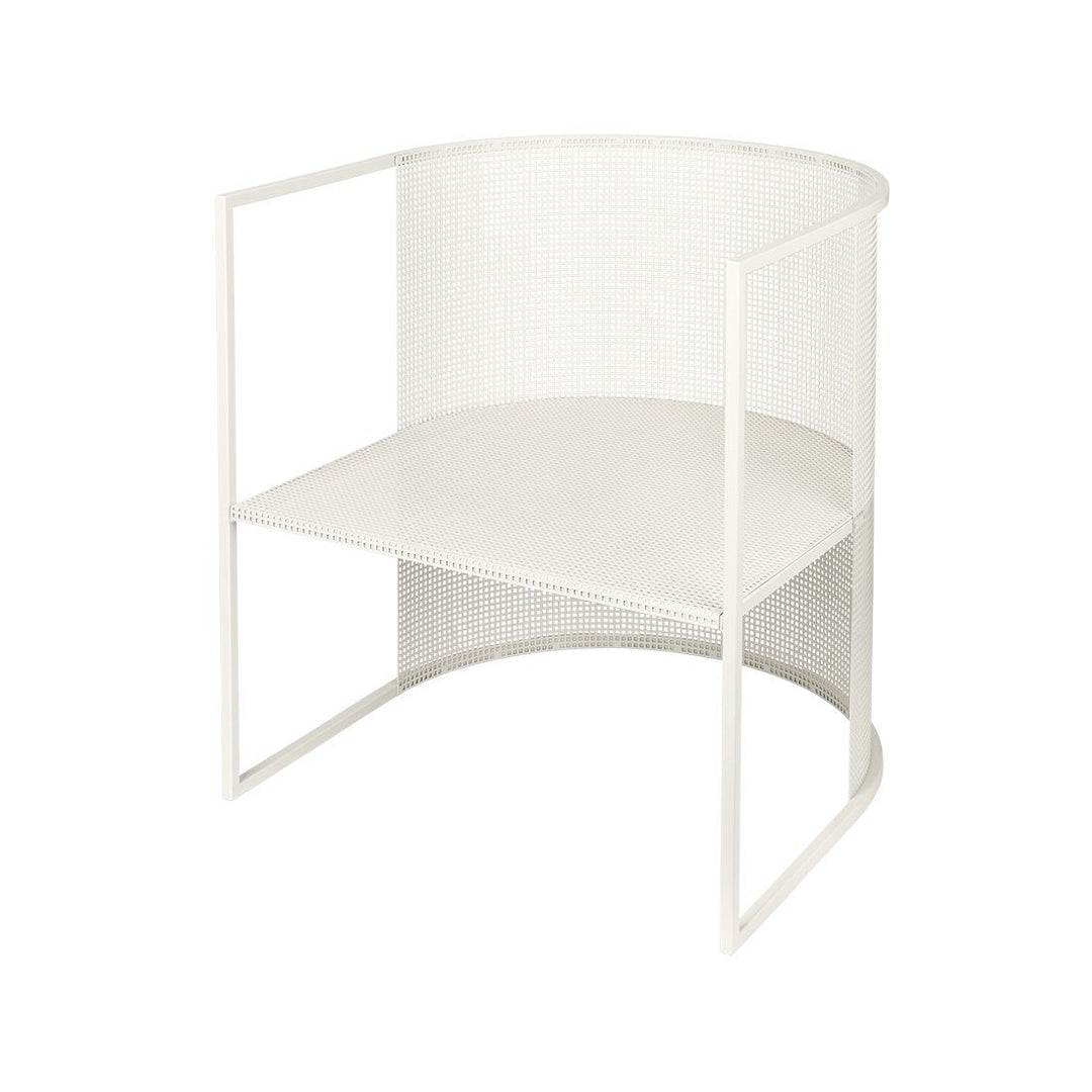 PRE ORDER - KRISTINA DAM STUDIO Bauhaus Lounge Chair, White-32848