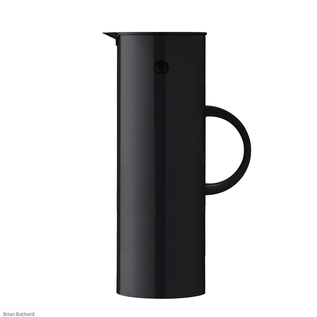 STELTON Em77 Water Vacuum Thermal Jug 1 Litre Black-0