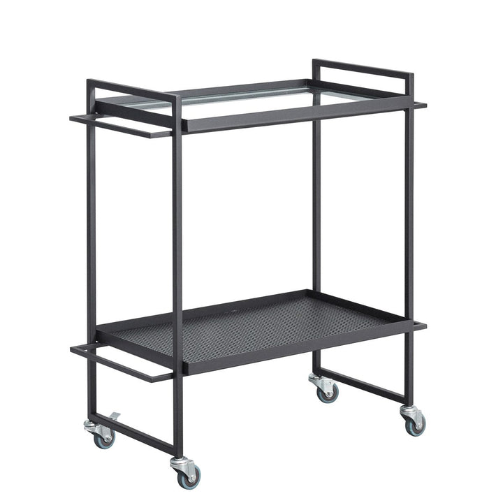 KRISTINA DAM STUDIO Bauhaus Drinks Trolley / Bar Cart Black-27534