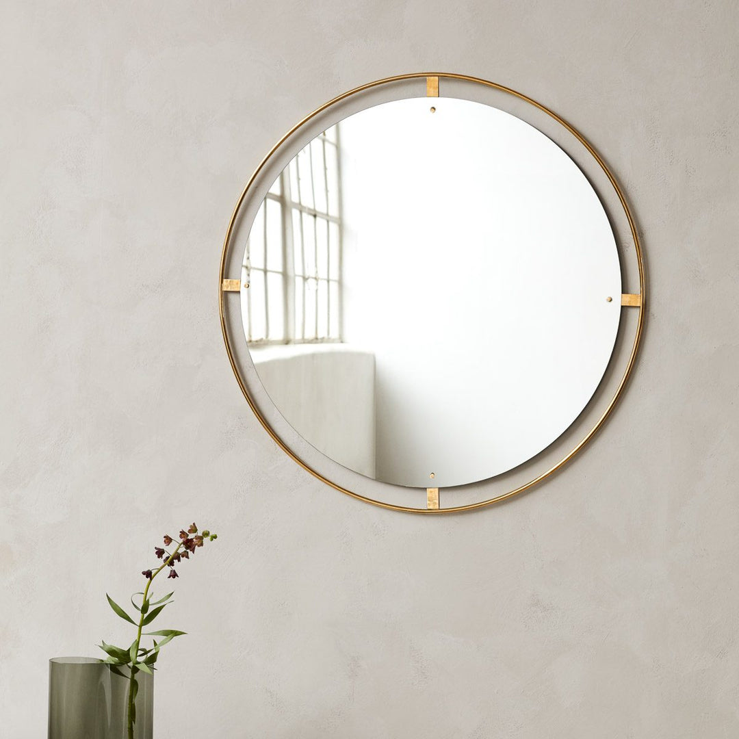 PRE ORDER - MENU Nimbus Mirror Polished Brass 110cm-0