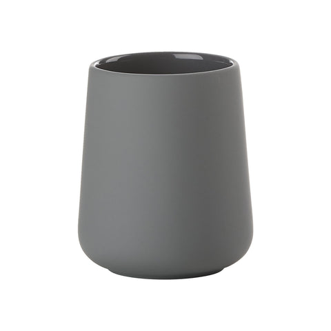 ZONE DENMARK Nova One Tumbler/Toothbrush Holder, Perfect Grey