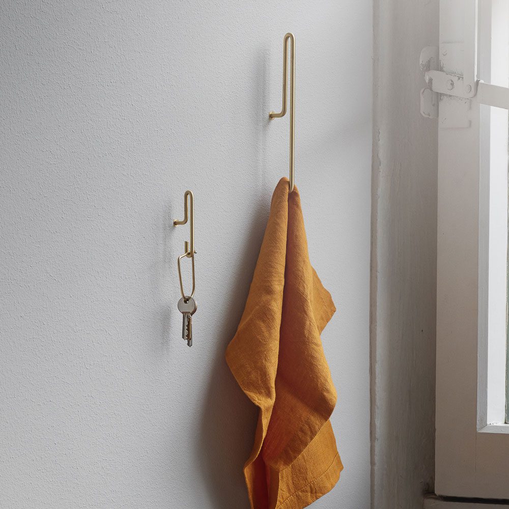 MOEBE Wall Hook Brass, Large-33031